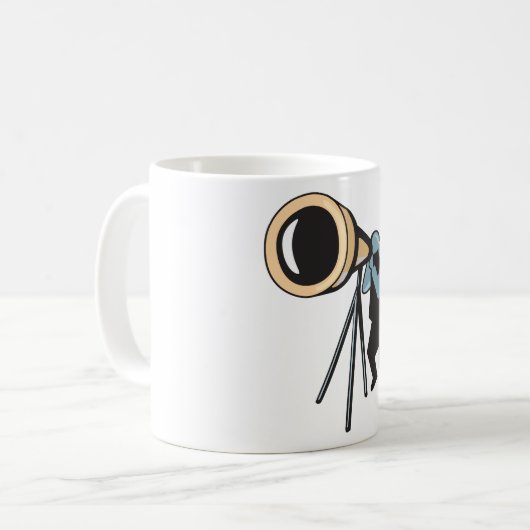 Teleskop-Tasse Kaffeetasse (Vorderseite Links)