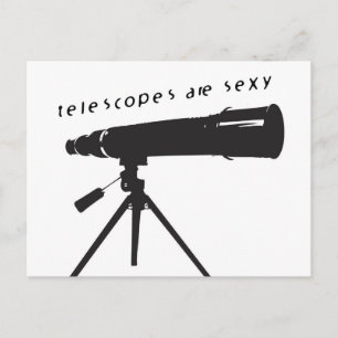 Teleskope Postkarte