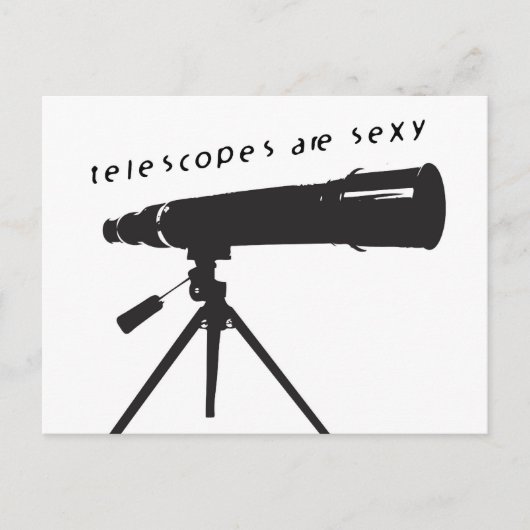 Teleskope Postkarte (Vorderseite)