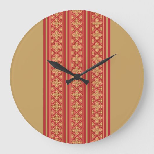 Telet Cross Pendant Große Wanduhr (Vorderseite)