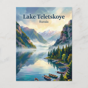 Teletskoje-See Russland Postkarte