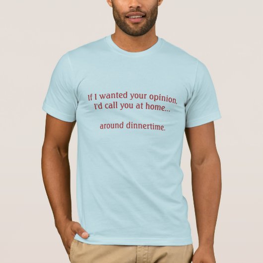 Televerkauf-T - Shirt (Vorderseite)
