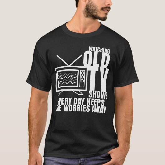 Television 90s 80s RetroV funny T-Shirt (Vorderseite)