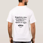 Teljesen el vagyok aleva férfi rövidujjú T-Shirt (Rückseite)