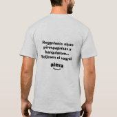 Teljesen el vagyok aleva férfi rövidujjú T-Shirt (Rückseite)