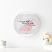 Tell Time!!! Wall Clock Große Wanduhr (Zuhause)