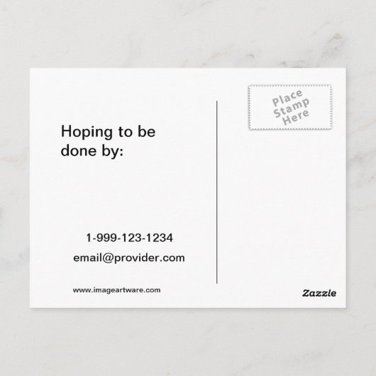 Tell your Neighbors about Your Home Project Postkarte (Rückseite)