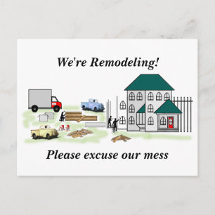 Tell your Neighbors about Your Home Project Postkarte
