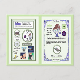 Tellan - Tellurium Trading Card Postkarte