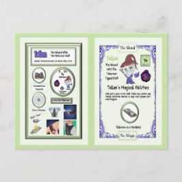 Tellan - Tellurium Trading Card Postkarte