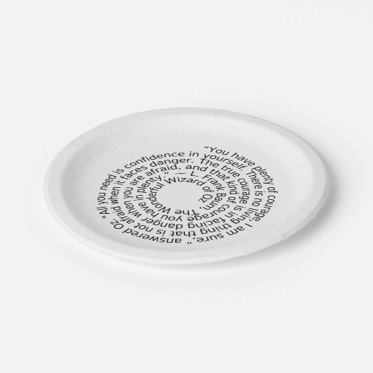 Teller (Schrägansicht)