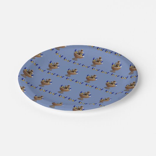 Teller (Schrägansicht)