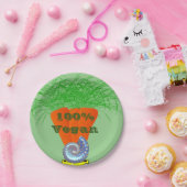 Teller, 100 % Vegane Karotten Pappteller (Party)