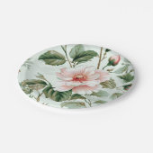 Teller, 7" Rundpapier Pappteller (Schrägansicht)