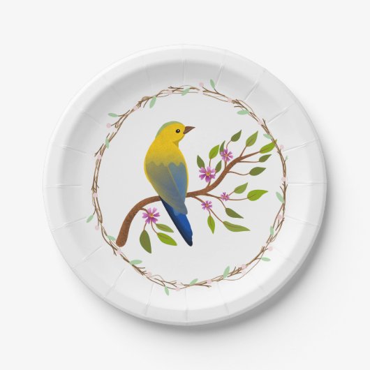 Teller, 7" Rundpapier Pappteller (Vorderseite)