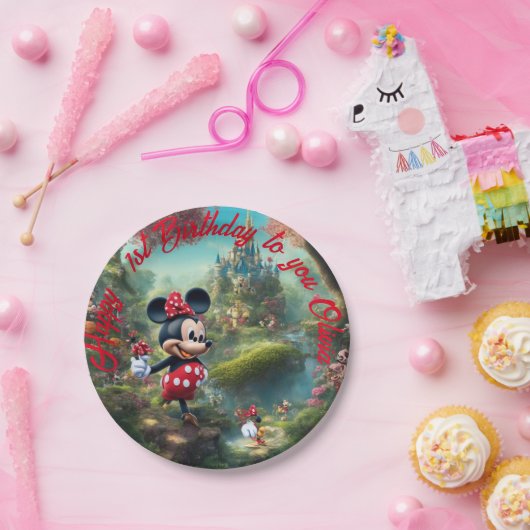 Teller, 7" Rundpapier Pappteller (Party)