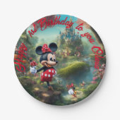 Teller, 7" Rundpapier Pappteller (Vorderseite)