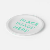 Teller, 7 Zoll Pappteller (Schrägansicht)