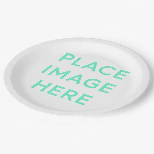 Teller, 9" pappteller (Schrägansicht)