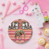 Teller, afrikanischer Elefant Pappteller (Party)