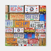 Teller alter Lizenzen Magnet (Vorne)