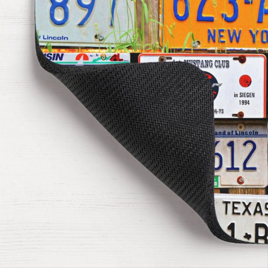 Teller alter Lizenzen Mousepad (Ecke)