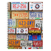 Teller alter Lizenzen Notizblock (Vorderseite)