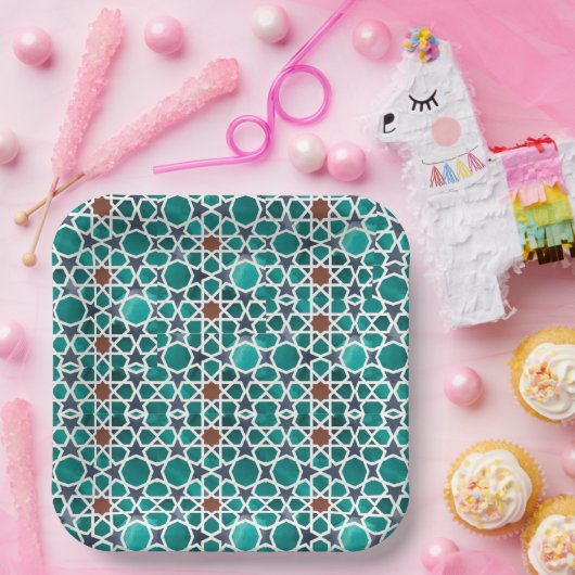 Teller auf dem Art Square (Party)