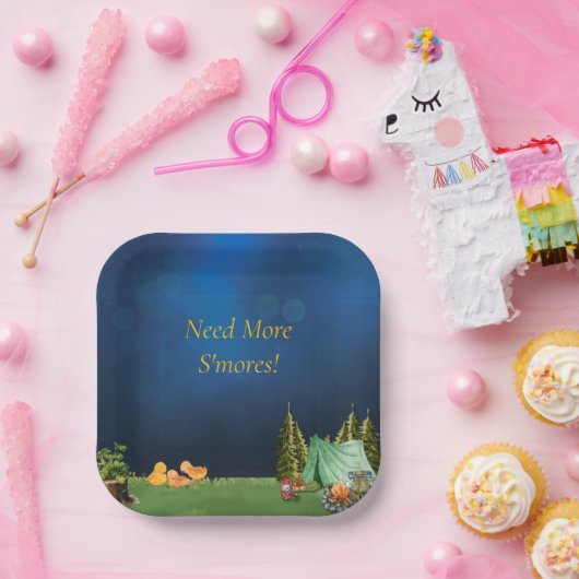 Teller auf dem Campingplatz (Party)