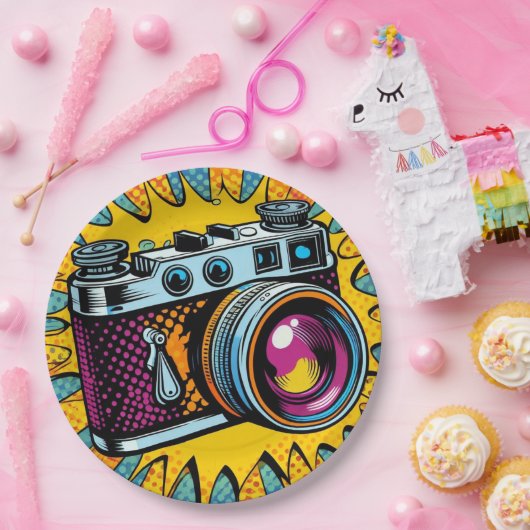 Teller auf Kamerapapapier! (Party)