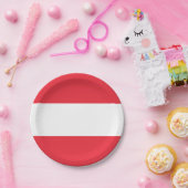 Teller auf Papier in Österreich (Party)