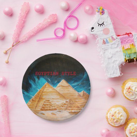 Teller aus ägyptischem Stil (Party)