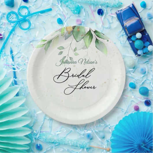 Teller aus Aquarellpapier (Party)