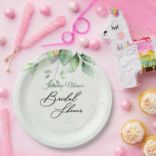 Teller aus Aquarellpapier (Party)