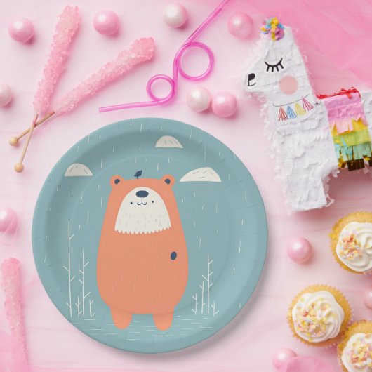 Teller aus Bärenpapier (Party)