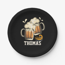 Teller aus dem "Cheers and Beers Paper", 7"- Gebu