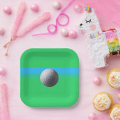 Teller aus dem Golfball (Party)