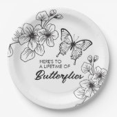 Teller aus dem Schwarzweißgarten (Vorderseite)