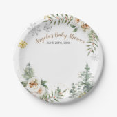 Teller aus dem Winterweißer Pinienwald (Vorderseite)