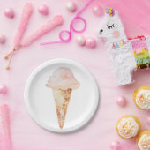 Teller aus Eiskrempeln, 7" Papierschale (Party)