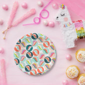 Teller aus farbenfrohen Glasmarblasten (Party)