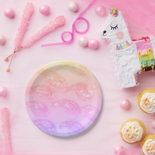 Teller aus Farbpapier (Party)