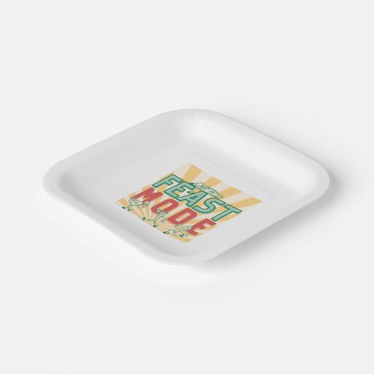 Teller aus "Feed Mode" in Gelb (Gewinkelt)