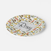 Teller aus Fischpapier (Schrägansicht)