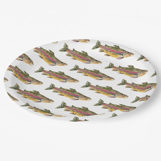 Teller aus Fischpapier (Schrägansicht)