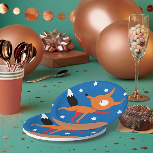 Teller aus Fox- und Stars