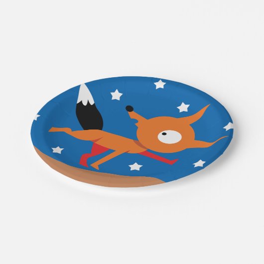 Teller aus Fox- und Stars (Schrägansicht)