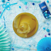 Teller aus Gelrosa (Party)