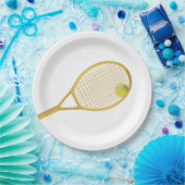 Teller aus Gold und Weiß (Party)