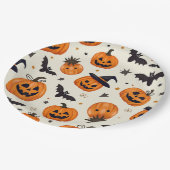 Teller aus Halloween-Party. (Schrägansicht)